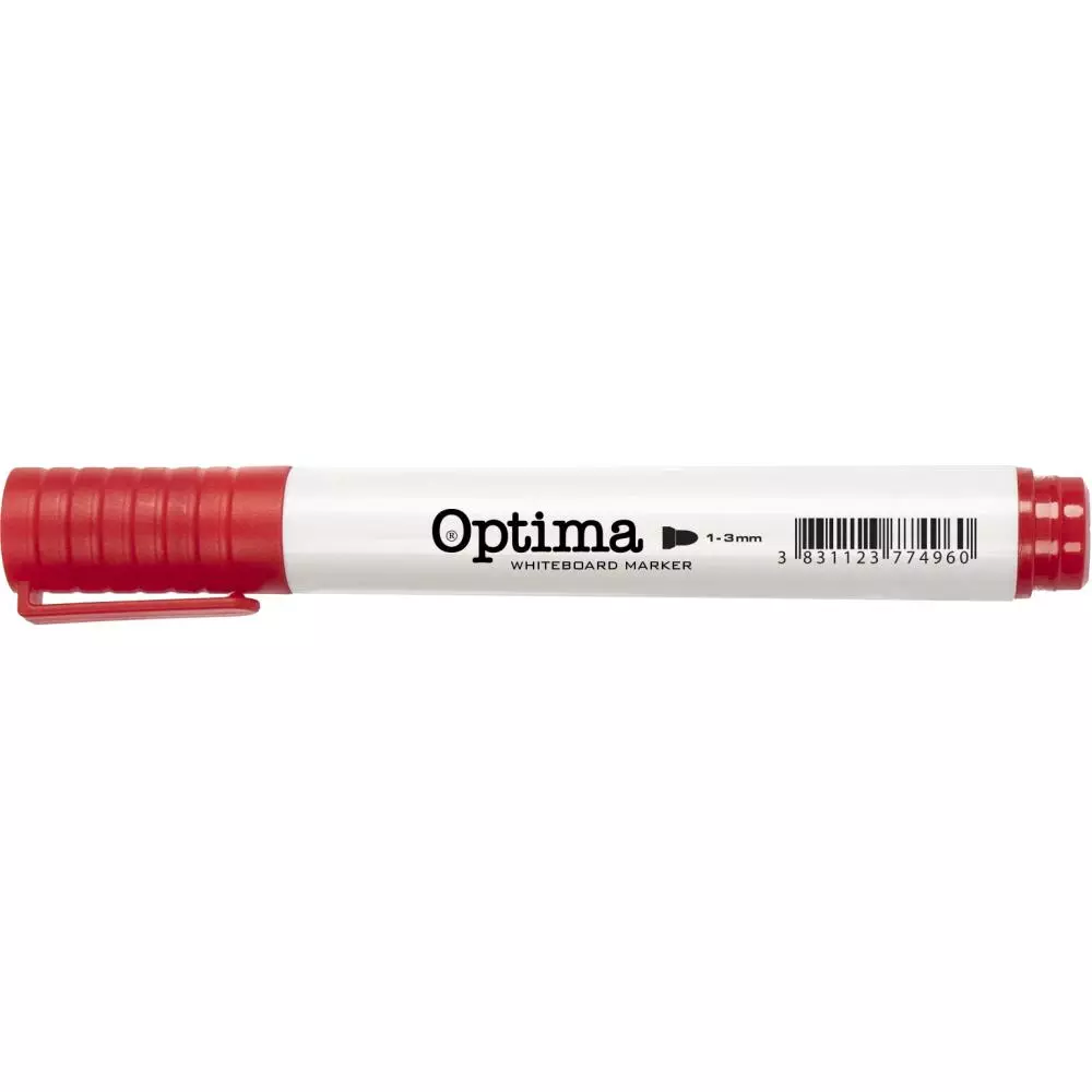 OPTIMA MARKER bela tabla CRVENI