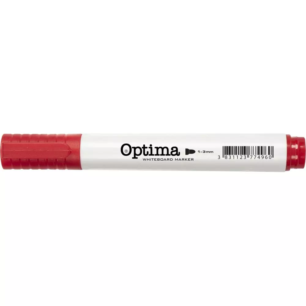 OPTIMA MARKER bela tabla CRVENI