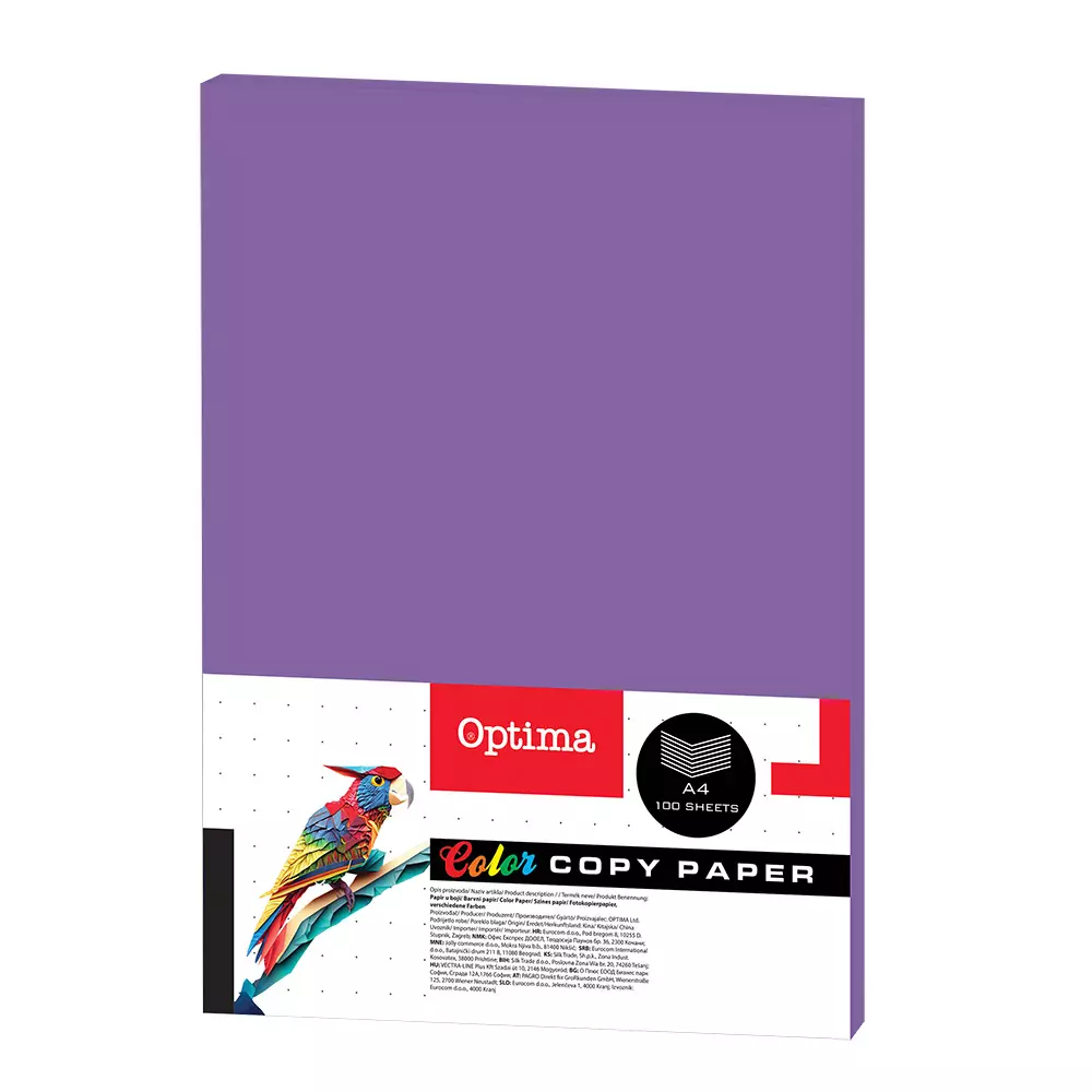 OPTIMA FTK PAPIR INT. LJUBI 100/1 80g A4