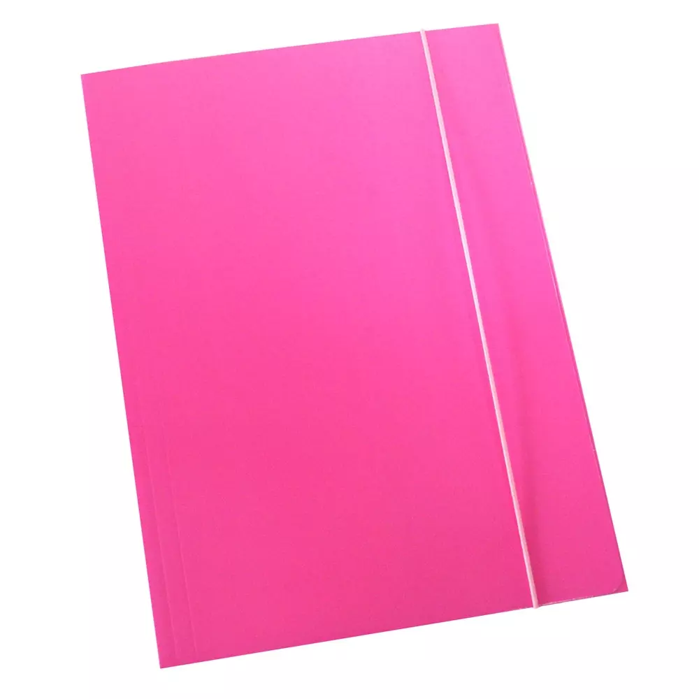 FASCIKLA A4 SA LASTIŠEM PINK 600G OPTIMA