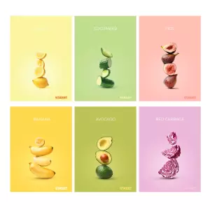 FRESH FRUIT SVESKA A5/54L/linije/MA