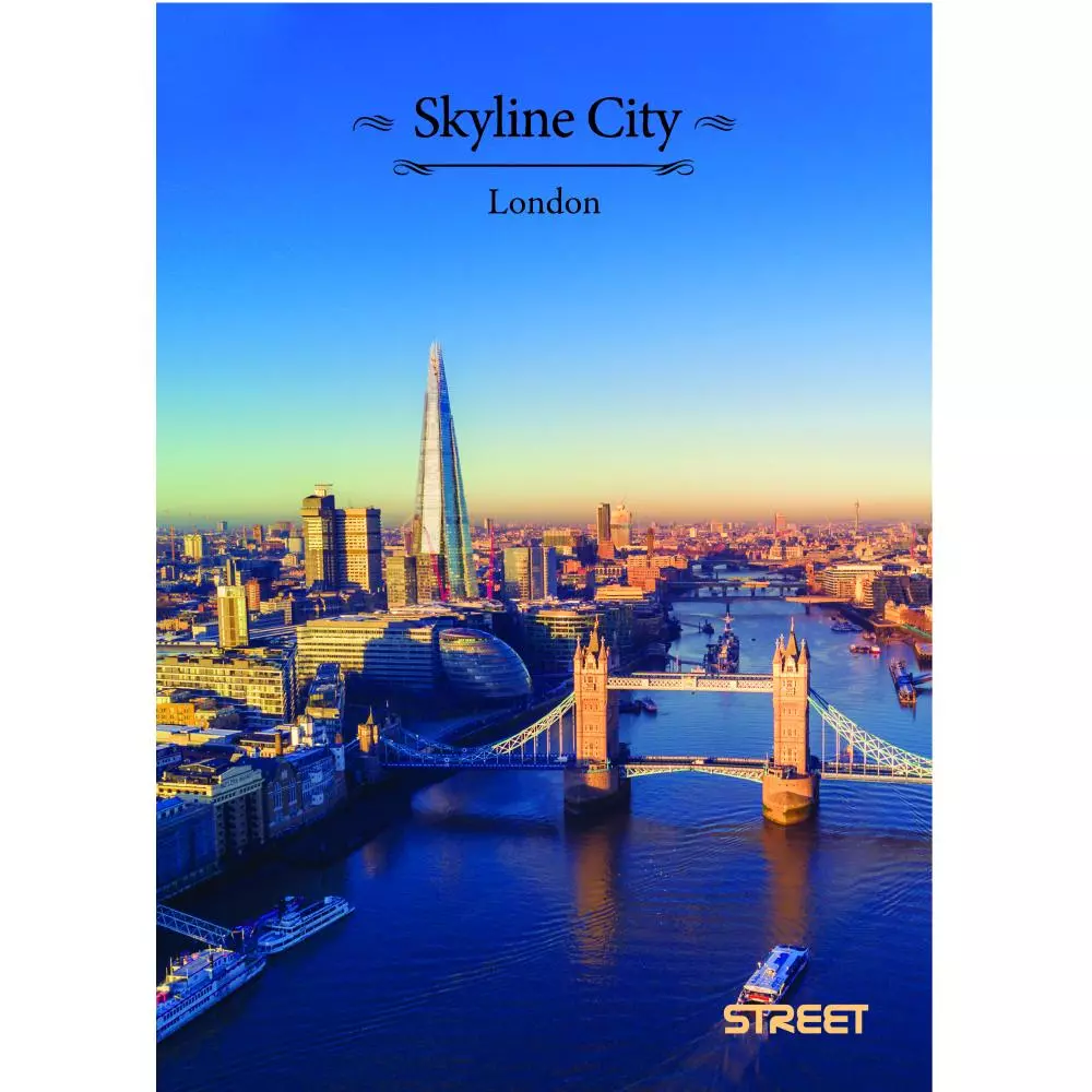 SVESKA A5 LINIJA SKYLINE