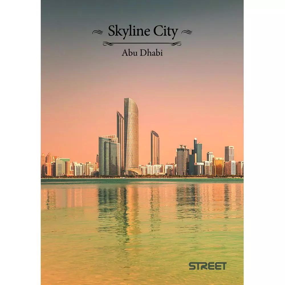 SVESKA A5 KVADRATI SKYLINE