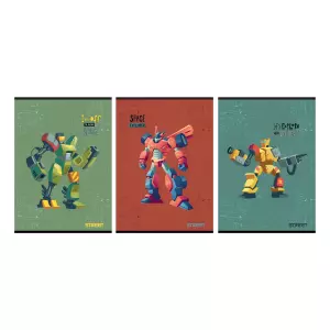 ROBOTS  SVESKA A4/54L/kvadrat