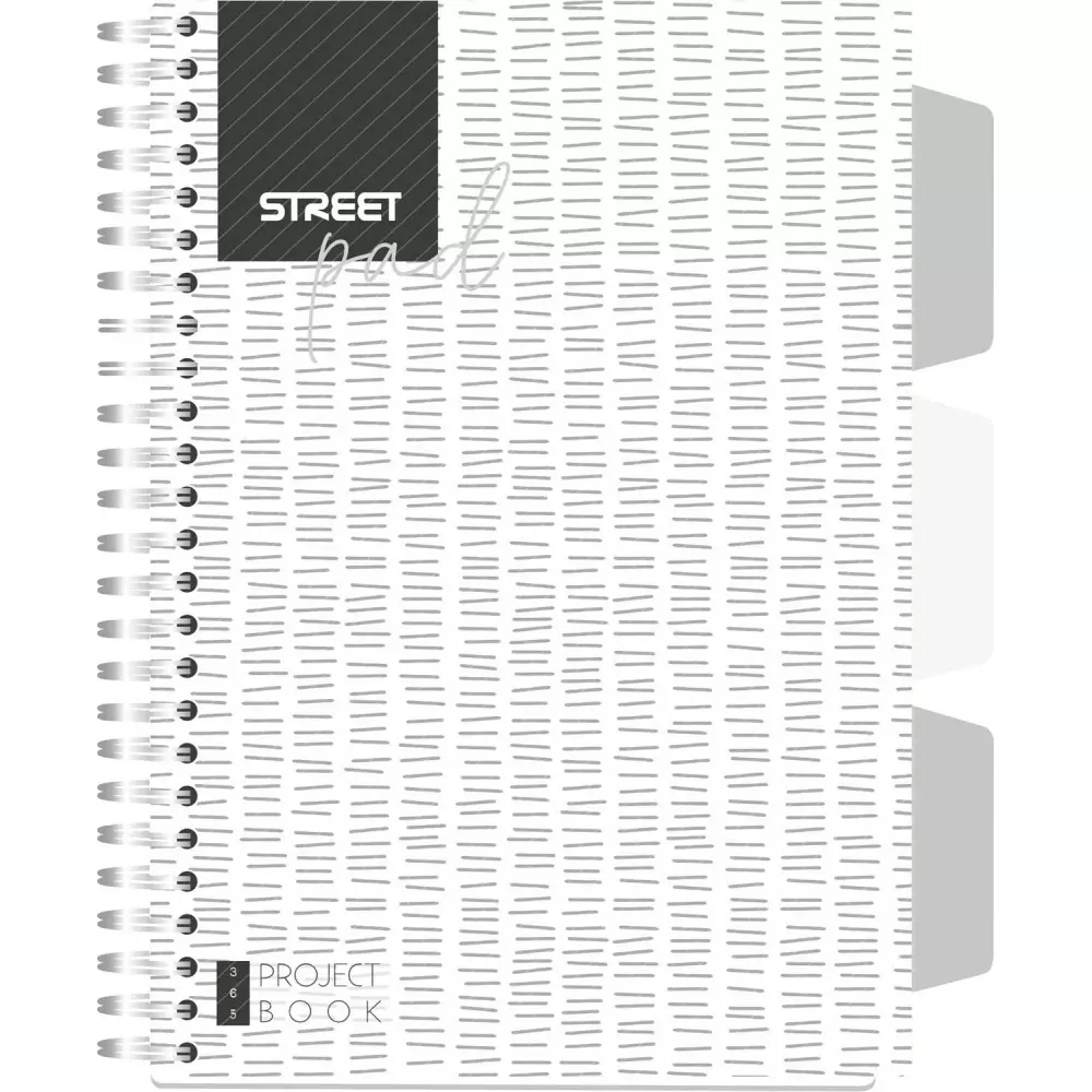 STREET WHITE Sveska SP A5 kvad.100lis