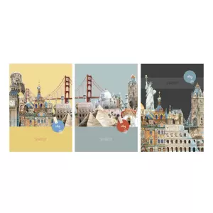 CITY BREAK  SVESKA A4/54/PRAZNA  80G