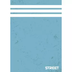 WHITE STRIPES SVESKA A4  KVADRAT
