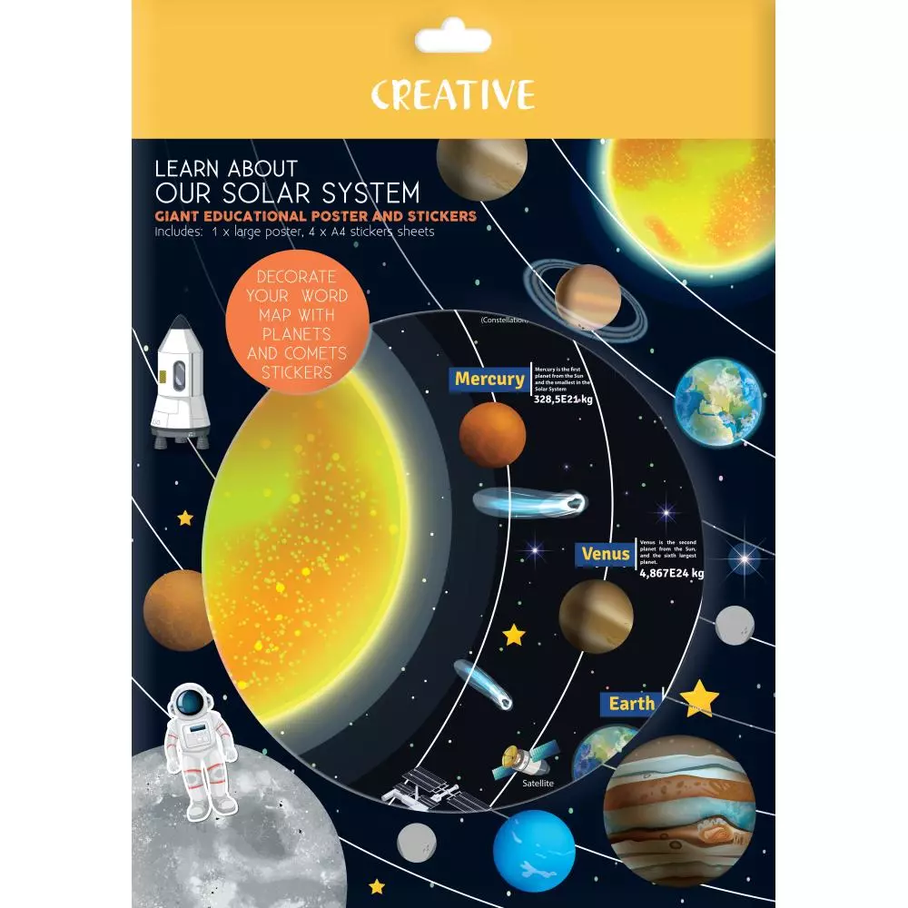 POSTER Z NALEPKAMI UNIVERS