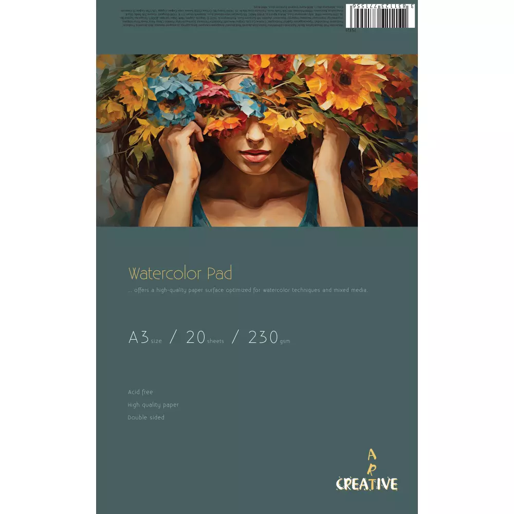 CREATIVEART BLOK  AKVAREL A3 20L 230G