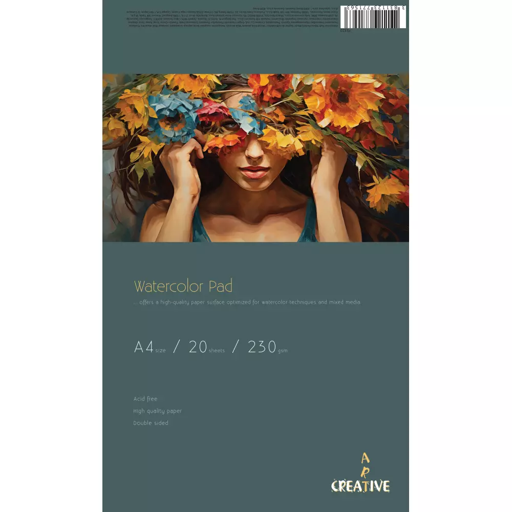 CREATIVEART BLOK  AKVAREL A4 20L 230G