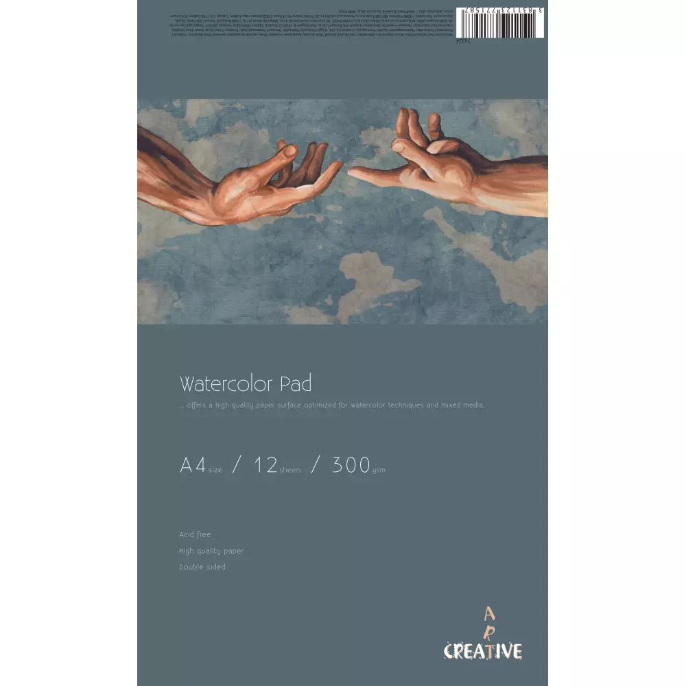 CREATIVEART BLOK  AKVAREL A4 12L 300G
