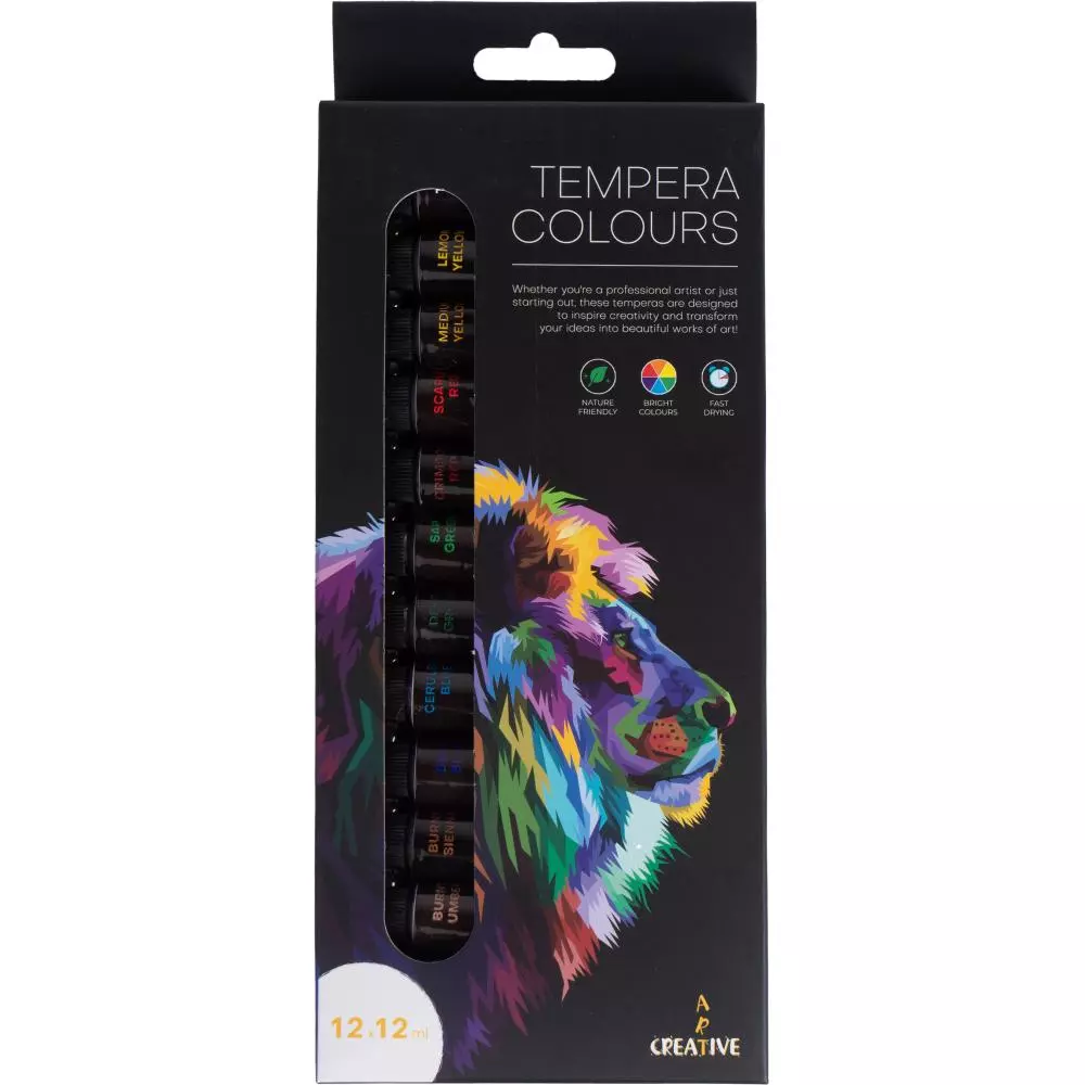 CREATIVEART tempera 12x12ML