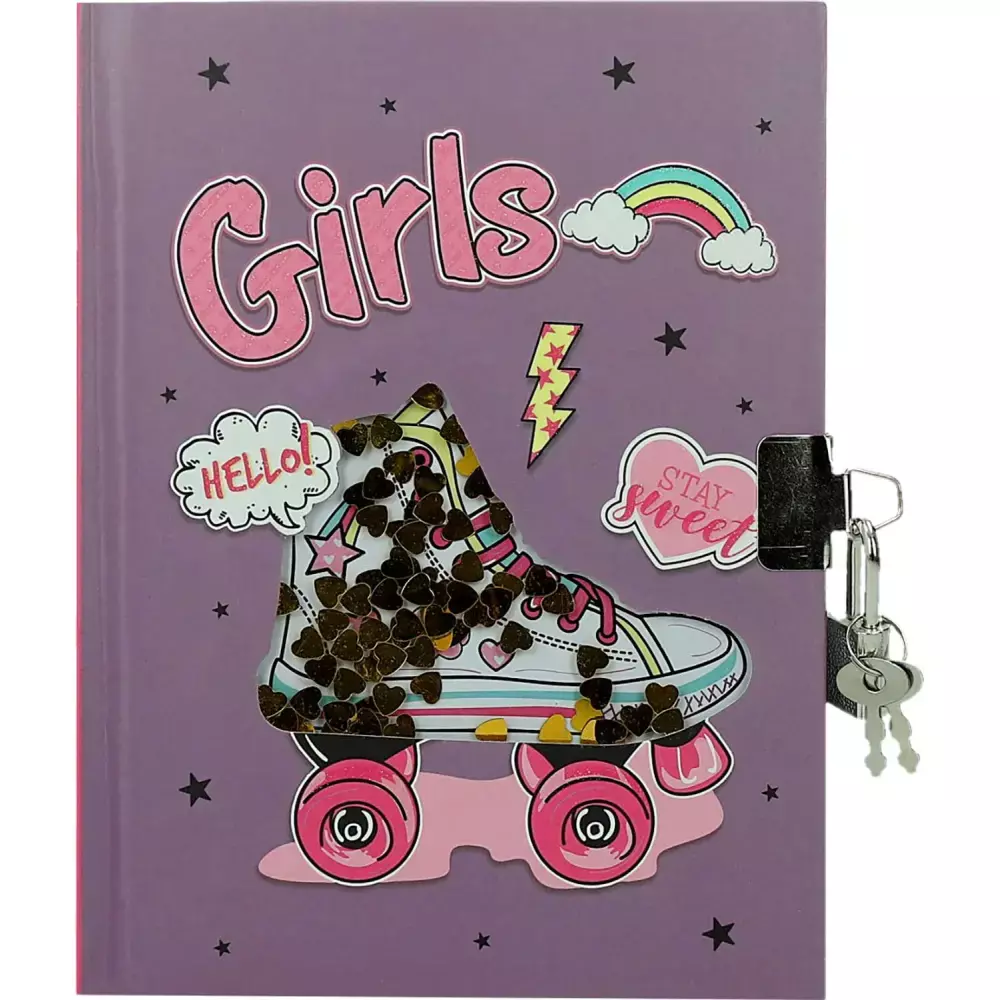 SPOMINSKA KNJIGA S KLJUČEM GIRLS SORT