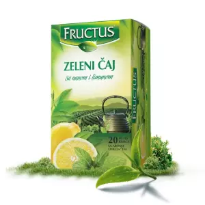 ČAJ FRUCTUS ZELENI & LIMUN I NANA