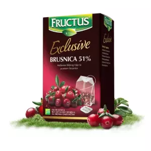 ČAJ FRUCTUS BRUSNICA EXTRA 51% EXCLUSIV