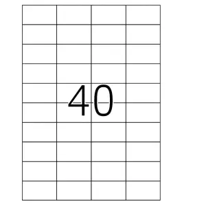 ETIKETE MISTIK A4 52,5X29,7 (40 kom)