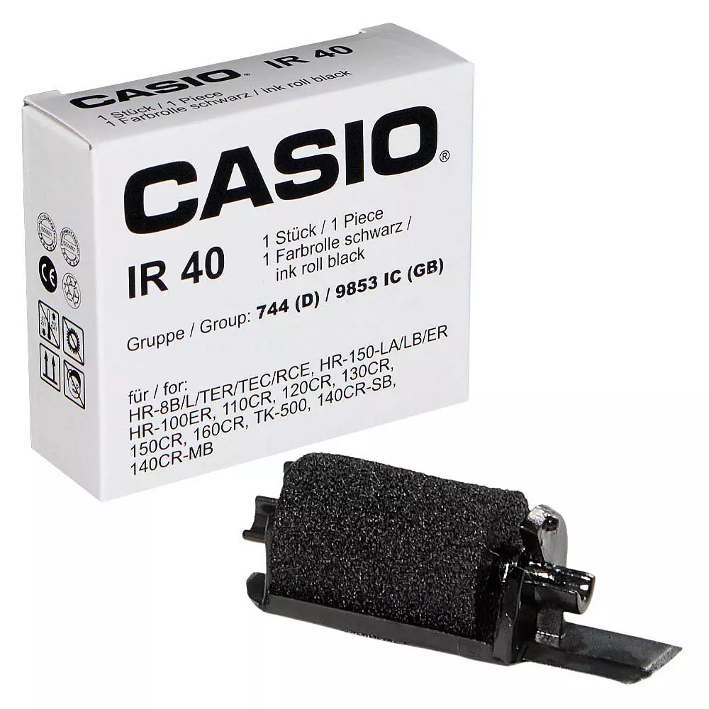 CASIO tintni valjka IR40 za HR-8 crni