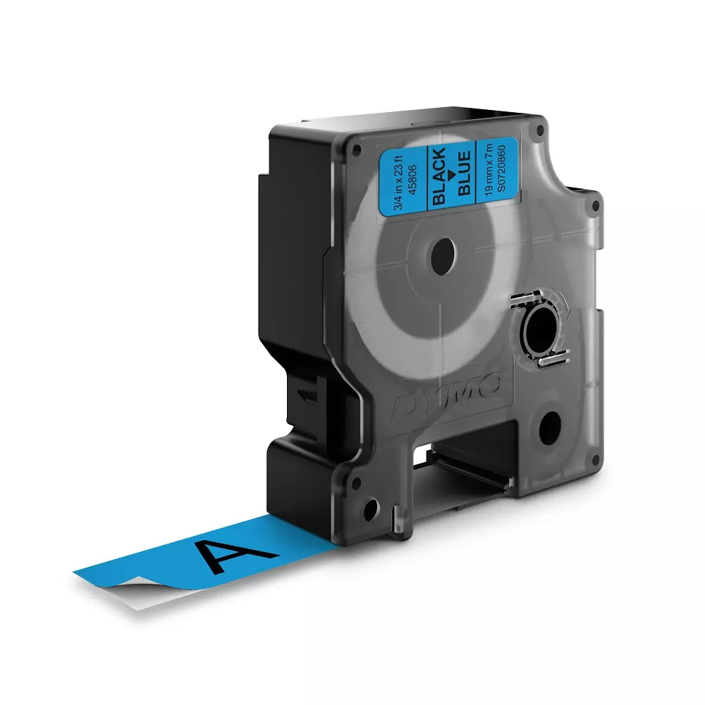 DYMO traka D1 19mm x 7m, crna na plavom
