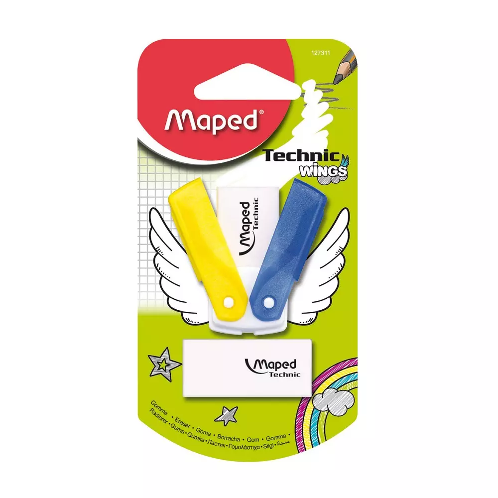 MAPED gumica Mini WINGS + refil na blist