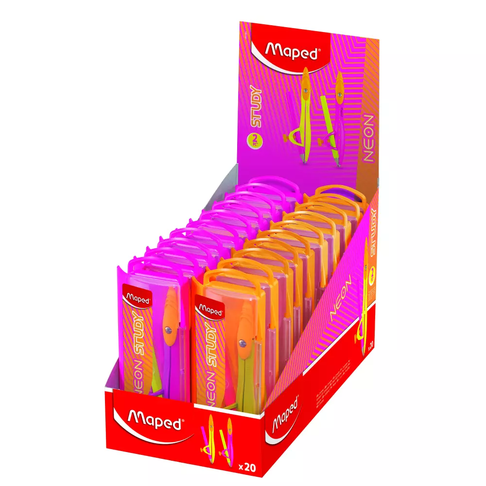 MAPED šestar STUDY NEON SY150 1/20