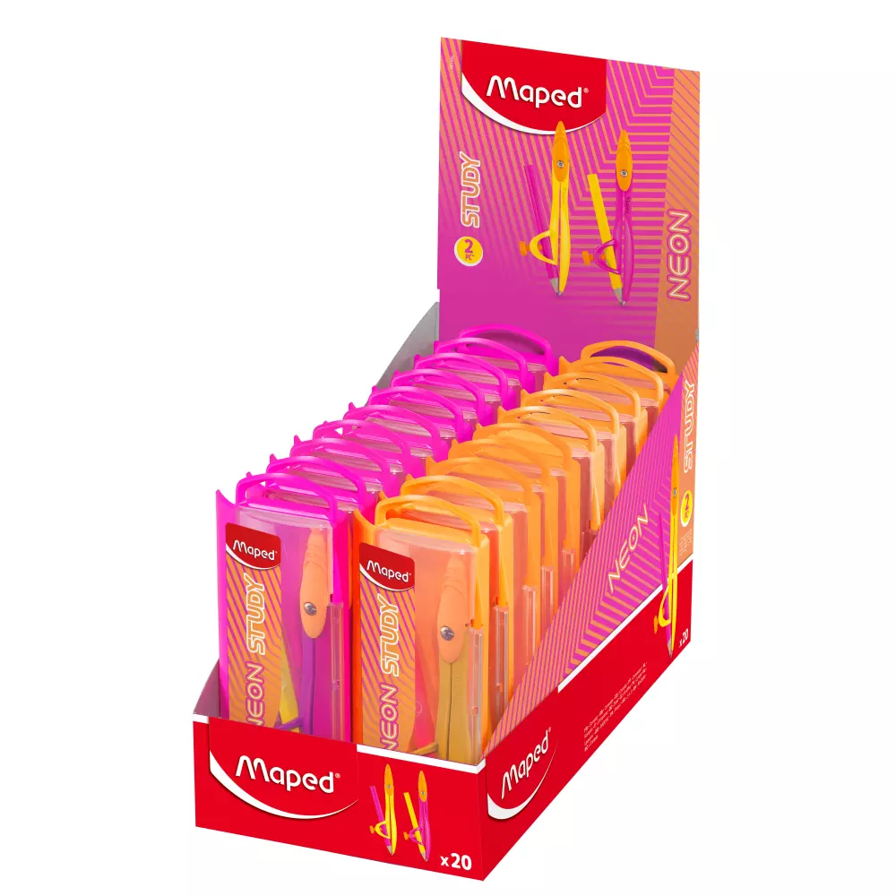 MAPED šestar STUDY NEON SY150 1/20