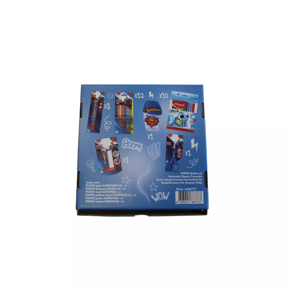 MAPED školski set Supermen