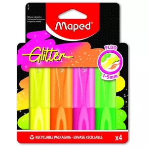 MAPED text marker FLUO GLITER 1/4