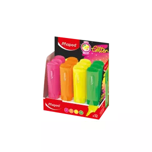 MAPED text marker FLUO GLITER 1/12