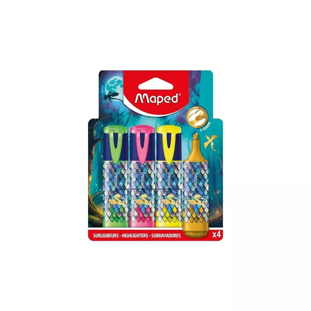 MAPED text marker FLUO PEP'S 1/4 DRAGON