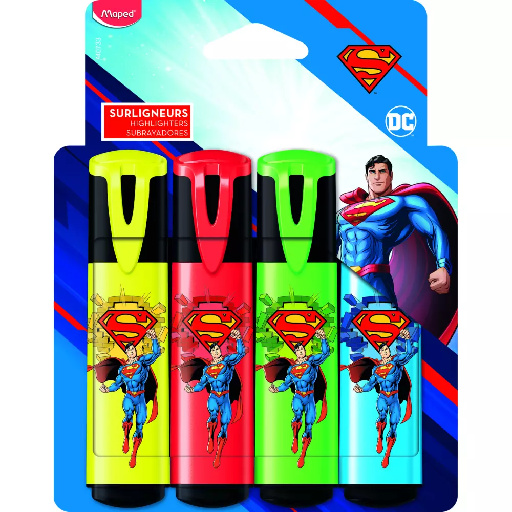MAPED text marker FLUO PE'S 1/4 SUPERMAN
