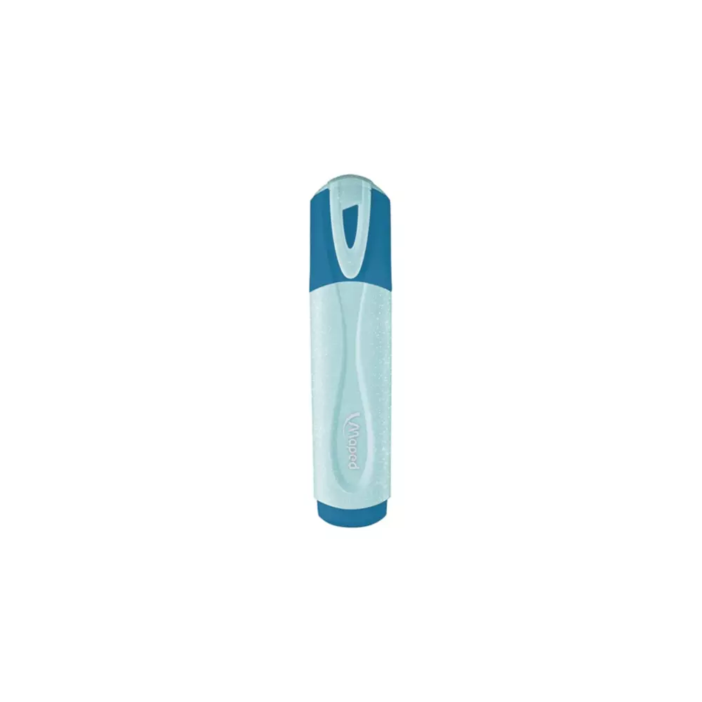 MAPED text marker PASTEL plavi sljokice