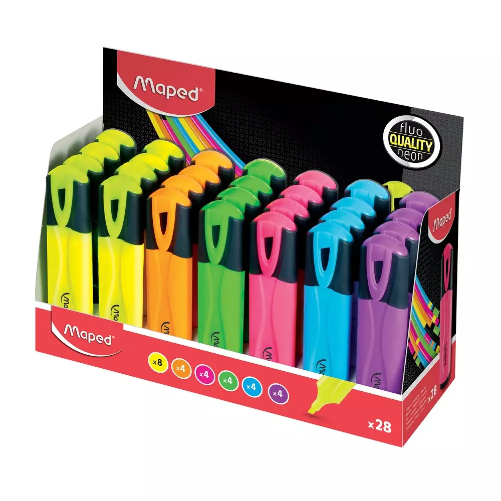 MAPED text marker FLUO PEP'S