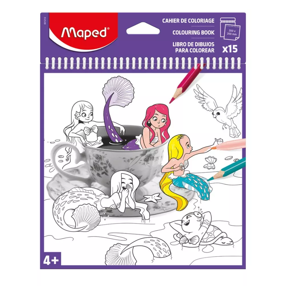 MAPED bojanka sa spiralom 15 lista