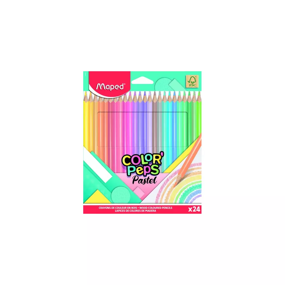 MAPED bojice Color Peps PASTEL 1/24