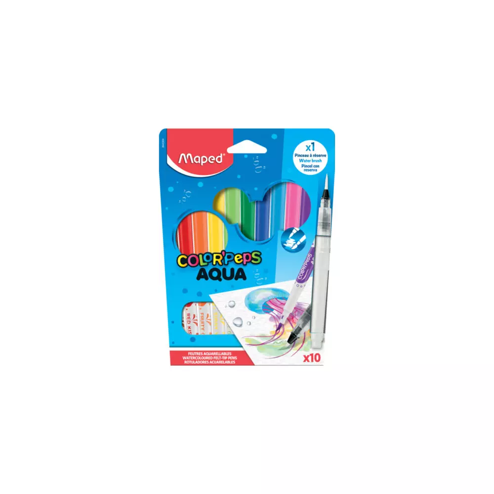 MAPED flomaster AQUA 1/10+ cetkica