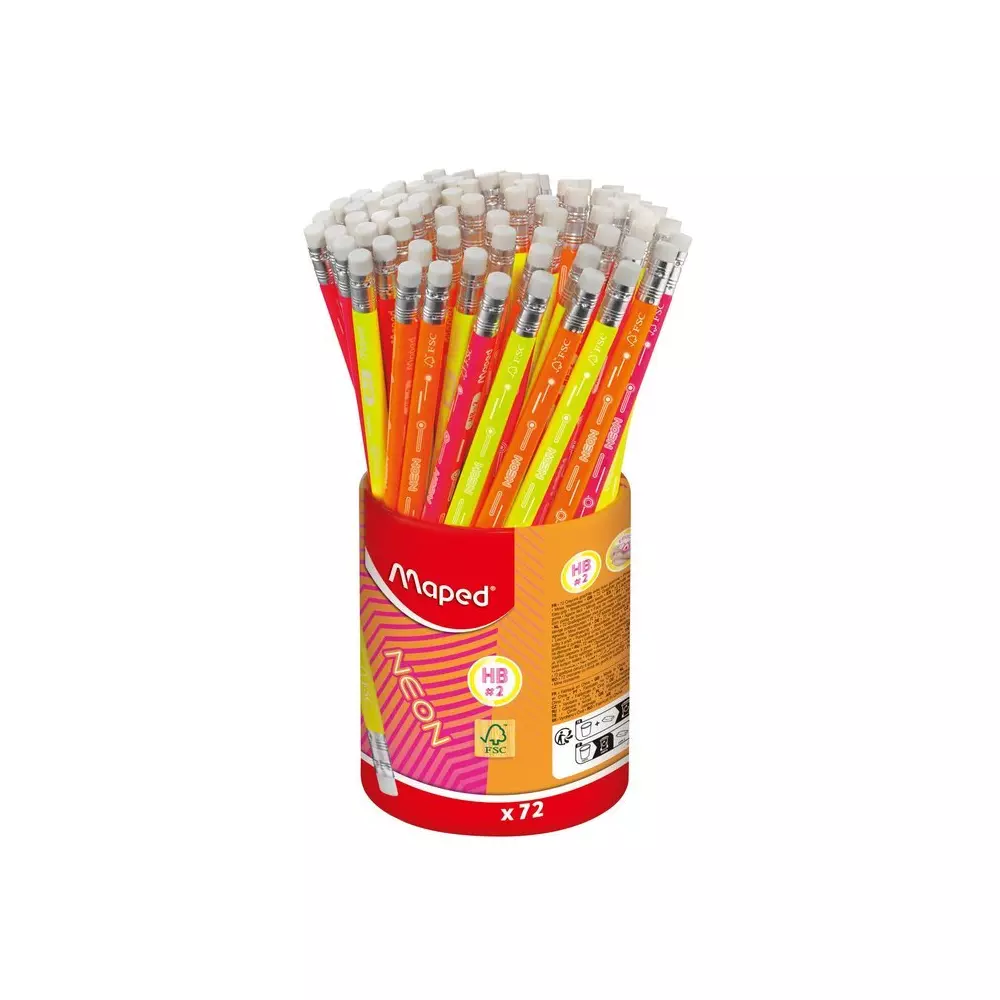 MAPED grafitna olovka sa gum. NEON 72