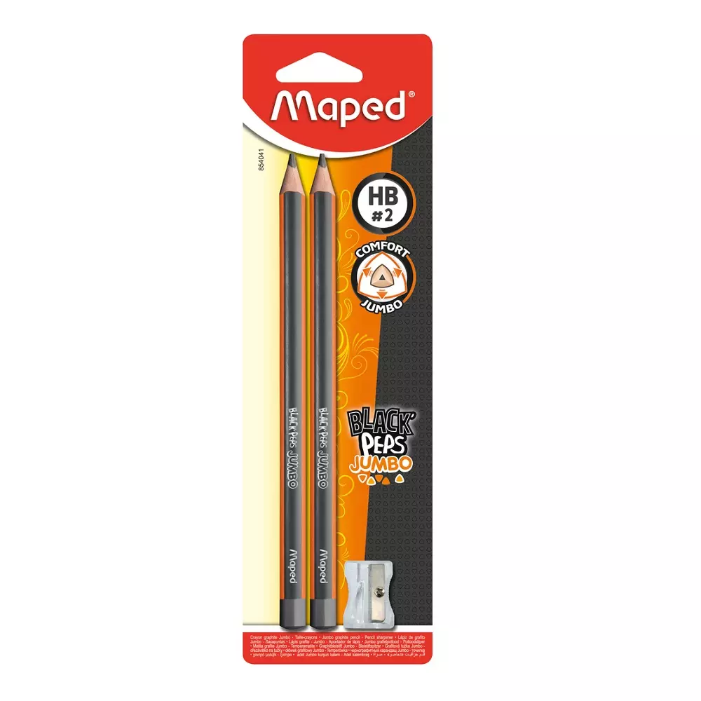MAPED graf.ol. MAXI BLACK PEPS HB 1/2 Bl