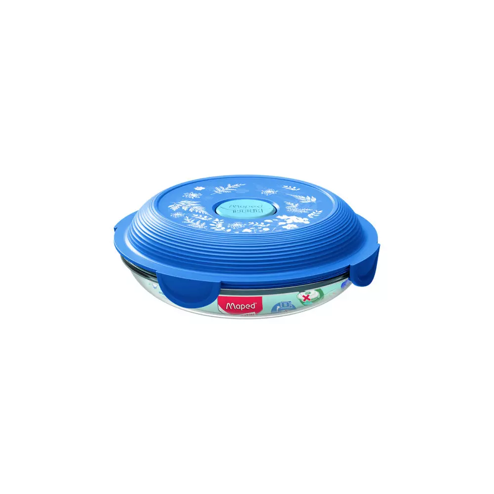 MAPED stakleni tanjir Cvece noc 700ml