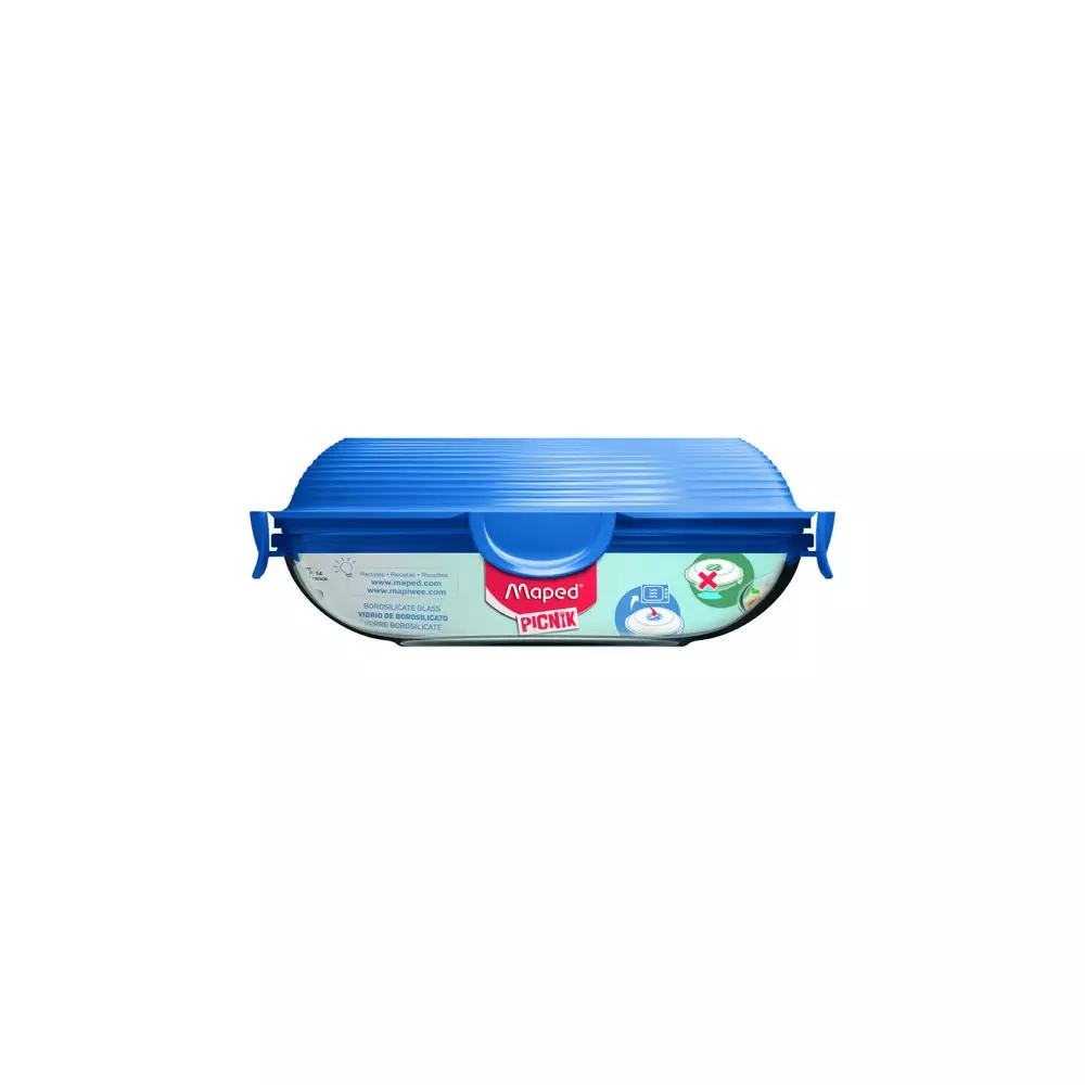 MAPED stakleni tanjir Cvece noc 700ml