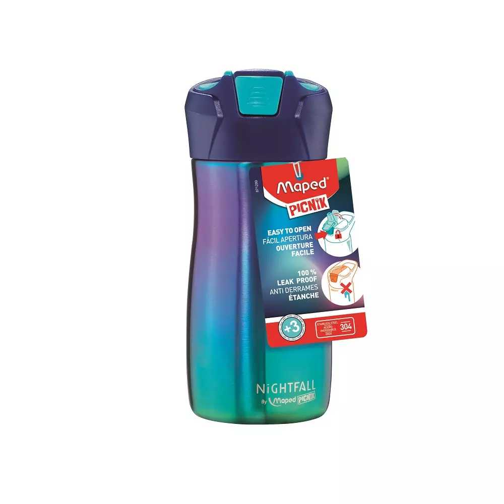 MAPED flasa za vodu NIGHTFAL 430ml metal
