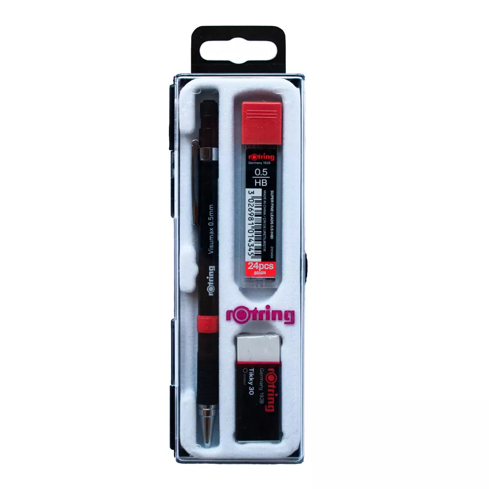 ROTRING VISUMAX PO 0.5 crna SET