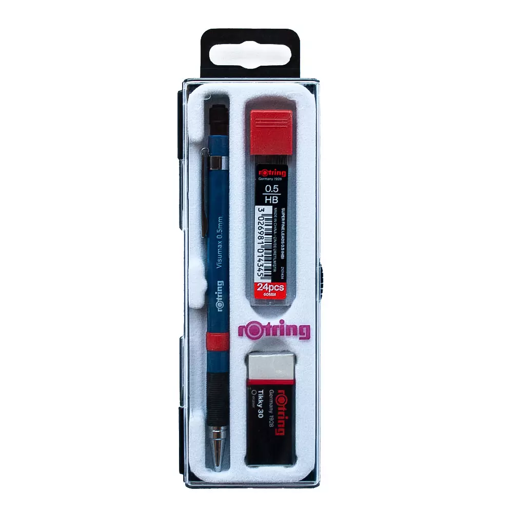 ROTRING VISUMAX PO 0.5 plava SET